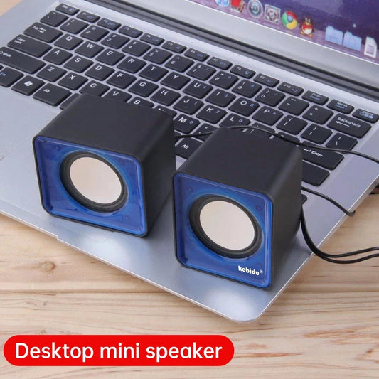 AyeBeau Mini USB Desktop Speaker – 2.0 Stereo PC & Laptop USB Computer Speaker Oasis Select