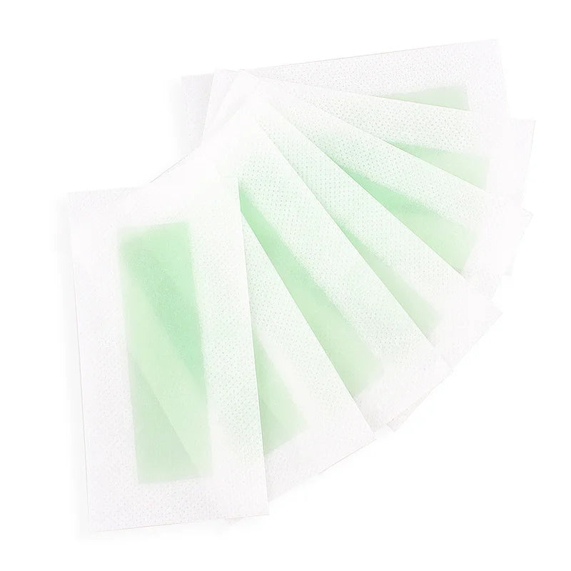 24pcs Hair Removal Beeswax Cream Tearing Wax Strip Paper Leg Armpit Body Facial Hair Remove For Women Men Peaceful Pleasures Health and Wellness