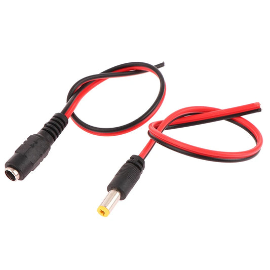 5-Pack DC Power Connector Cable 5.5×2.1mm for CCTV Cameras DC Power Connector Peaceful Pleasures Health and Wellness