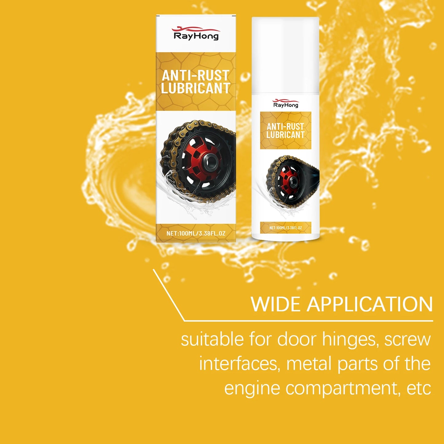 RayHong Anti-Rust Lubricant Spray 100ml | Metal Derusting
