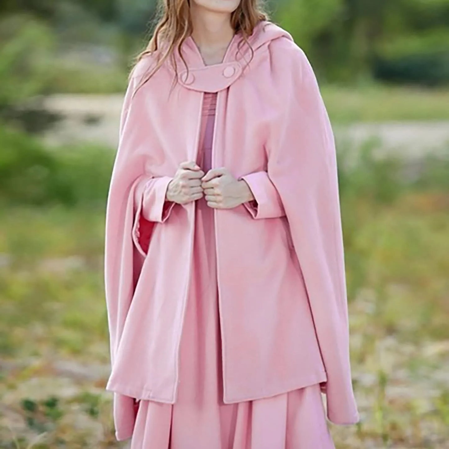 Women's Medieval Hooded Cloak | Gothic Viking Halloween Cape