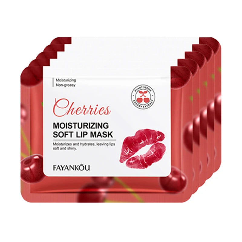 Crystal Collagen Lip Mask Patches – Cherry & Strawberry Plumper