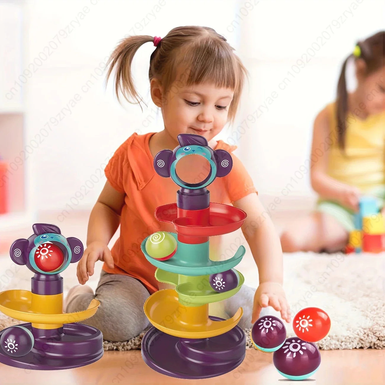 Dutora Ball Track Tower | Rolling Spinning Ball Toy Ages 3–6