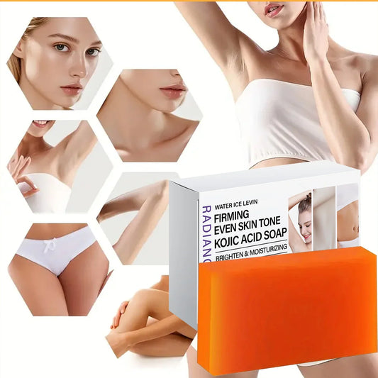 Kojic Acid Brightening Soap – Vitamin C & Niacinamide Bar Brightening Bar Soap Oasis Select