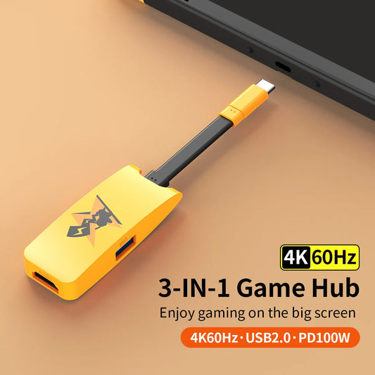 NADODO USB-C to HDMI Dock – Switch, Steam Deck & iPad | PD 100W