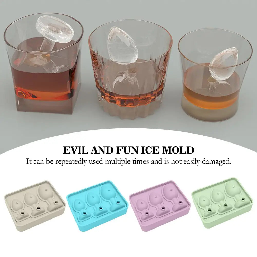 Creative Silicone Ice Cube Mold for Cocktails and Drinks Peaceful Pleasures Health and Wellness