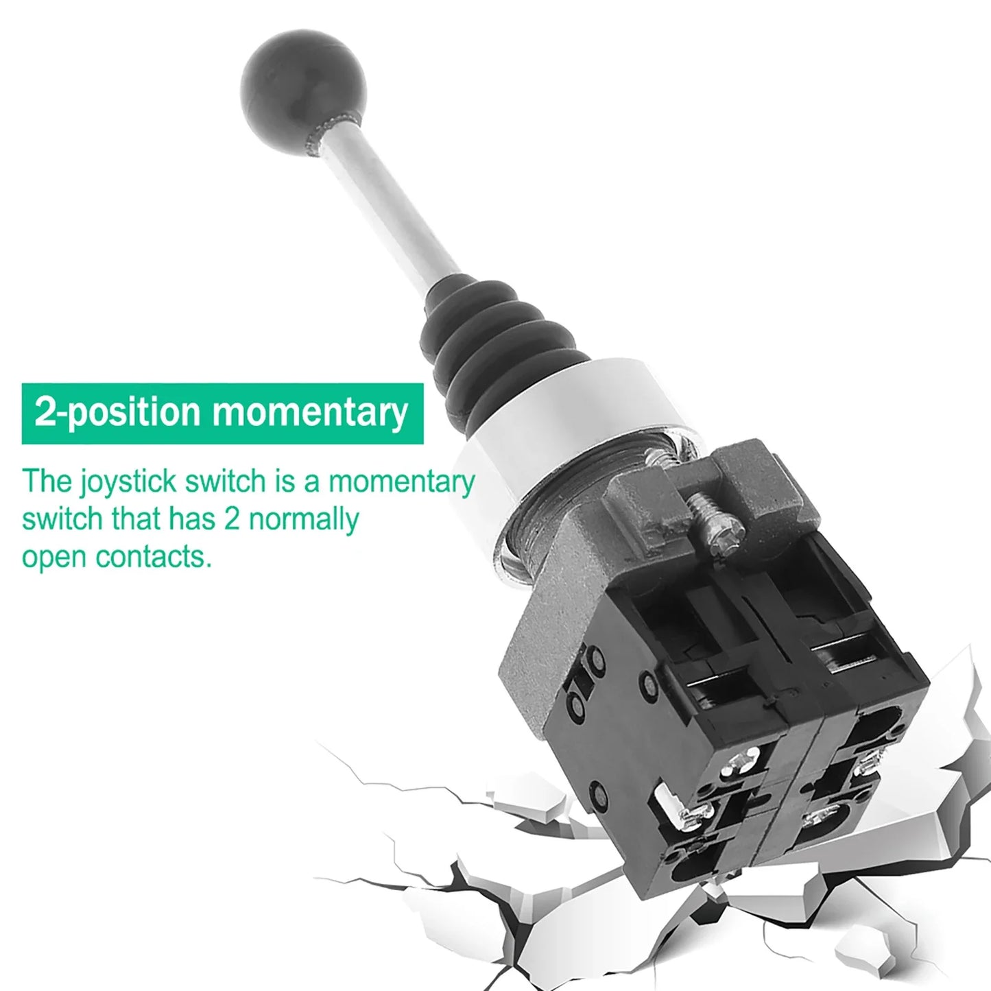XD2PA22CR 2NO 2-position Spring Return Momentary Joy Stick Joystick