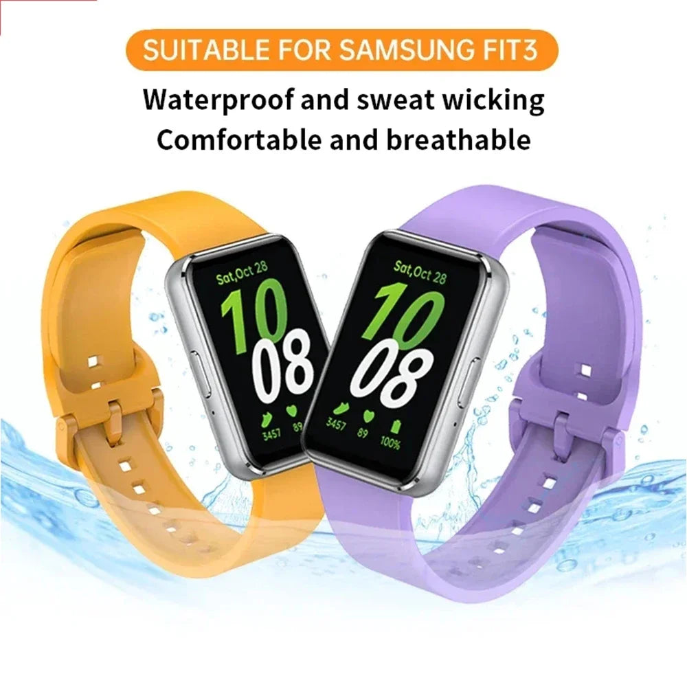 Silicone Sport Band for Samsung Galaxy Fit 3 – Replacement Strap