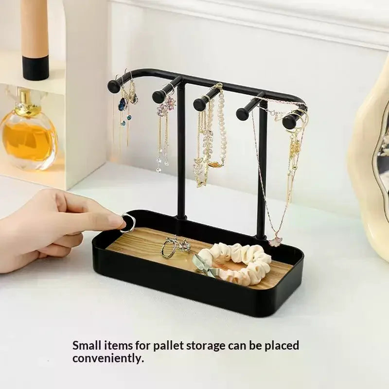 Desktop Jewelry Organizer Stand for Necklaces & Earrings