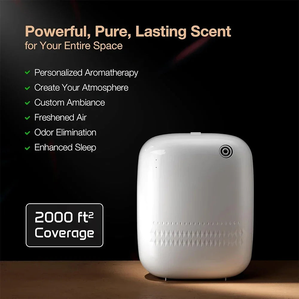 NAMSTE Bluetooth Waterless Oil Diffuser – 2,000 Sq Ft Peaceful Pleasures Health and Wellness