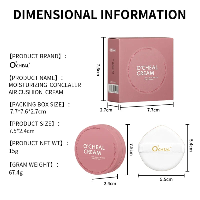 O'CHEAL CC Cream Cushion Foundation – BB Cream Concealer