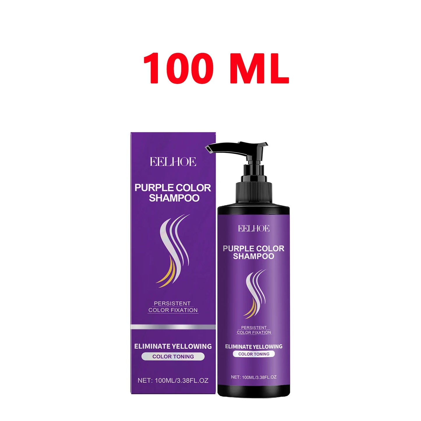 Eelhoe Purple Shampoo – Anti-Brass Toning for Blonde & Gray