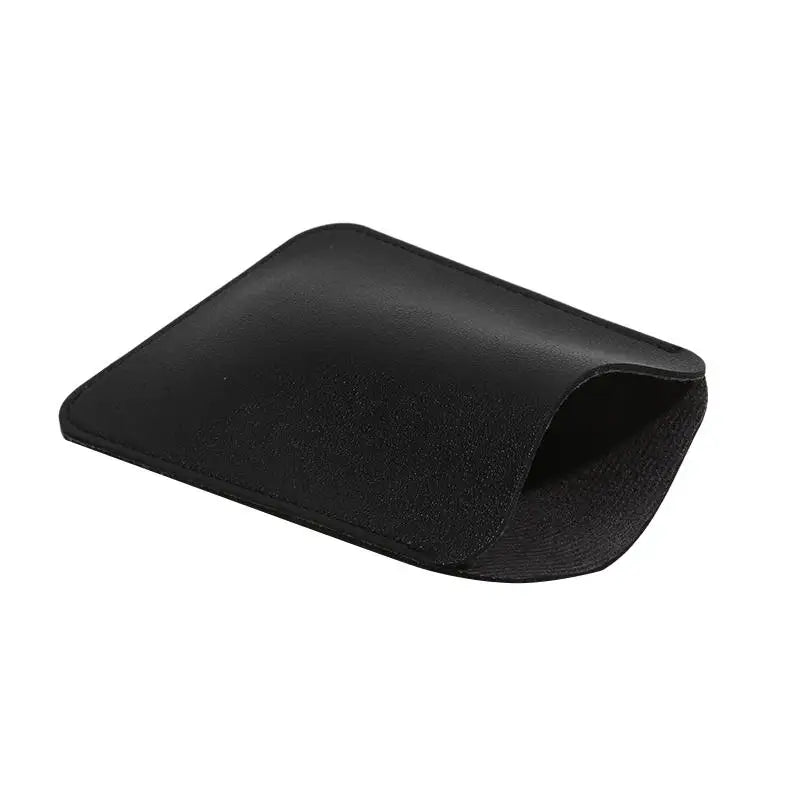 Magic Mouse Pouch Wireless Mouse Protective Sleeve PU Leather Anti Scratch Storage Bag for MacBook Laptop Case Peaceful Pleasures Health and Wellness Black
