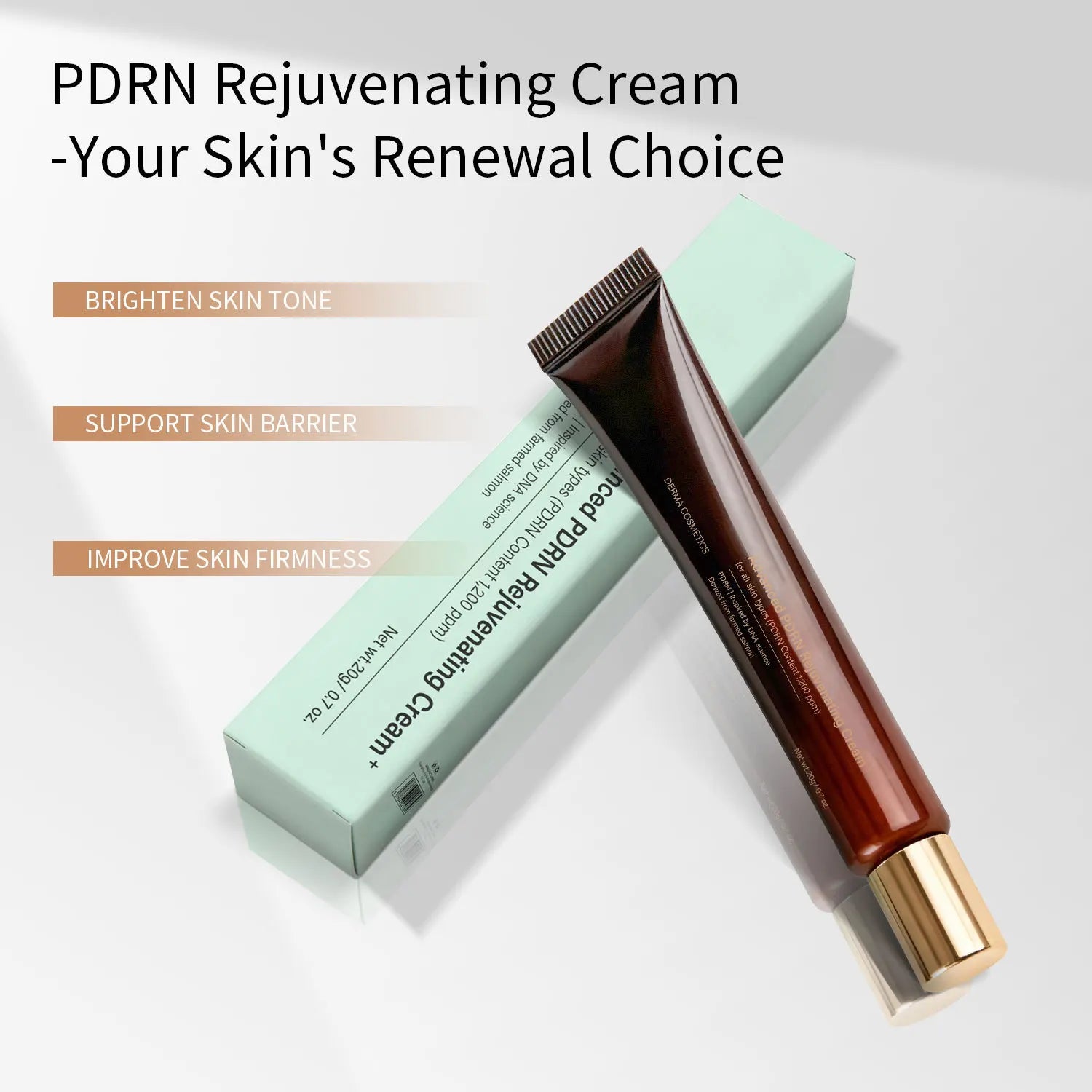 Advanced PDRN Rejuvenating Cream, 99% Pure Salmon DNA,Collagen Gel with Niacinamide, Skin Repair,Inspired Skincare Peaceful Pleasures Health and Wellness