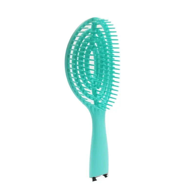 Anti-Static Scalp Massage, Vented Hair Brush Comb for Styling, Suitable for Salon and Home Use, Works on Wet and Dry Hairs Peaceful Pleasures Health and Wellness GRAY