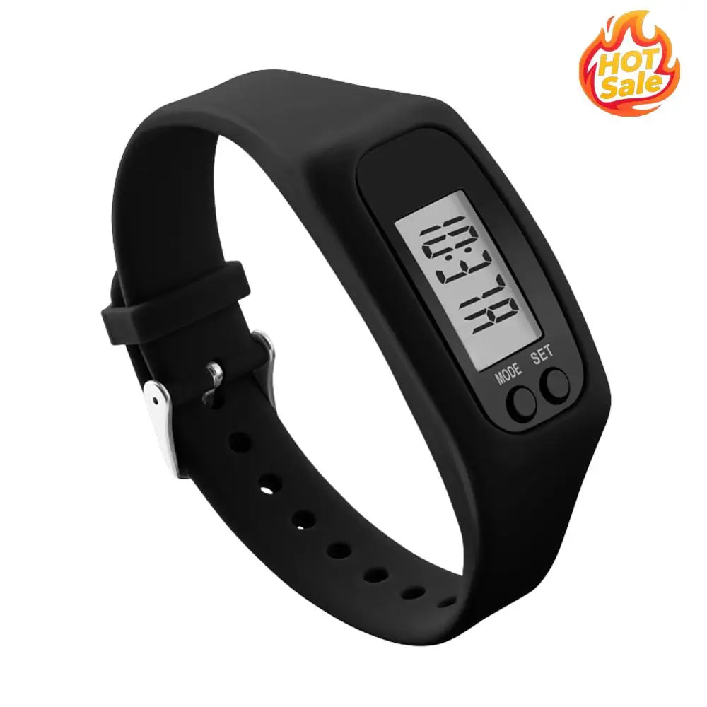 LED Pedometer Bracelet – Step Counter & Calorie Tracker