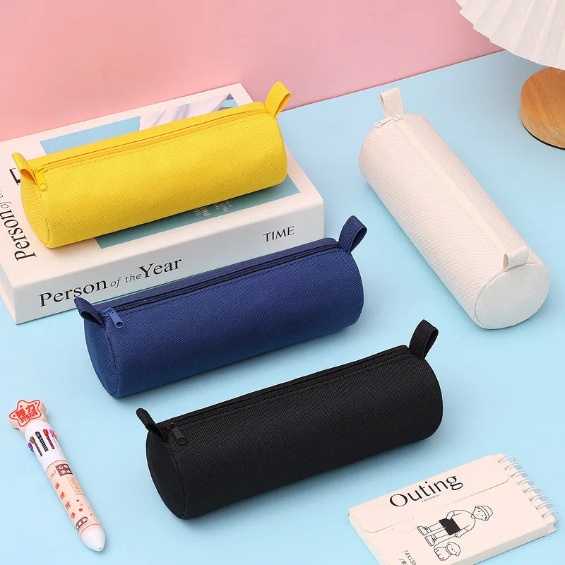 Bview Art Cartoon Cylinder Pencil Case Large Capacity Cute Stationery