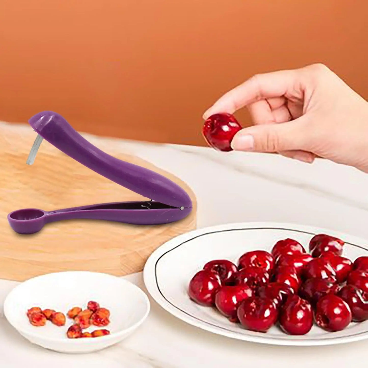 Cherry Pitter Tool – Fast Pit Remover, Dishwasher Safe | 12cm