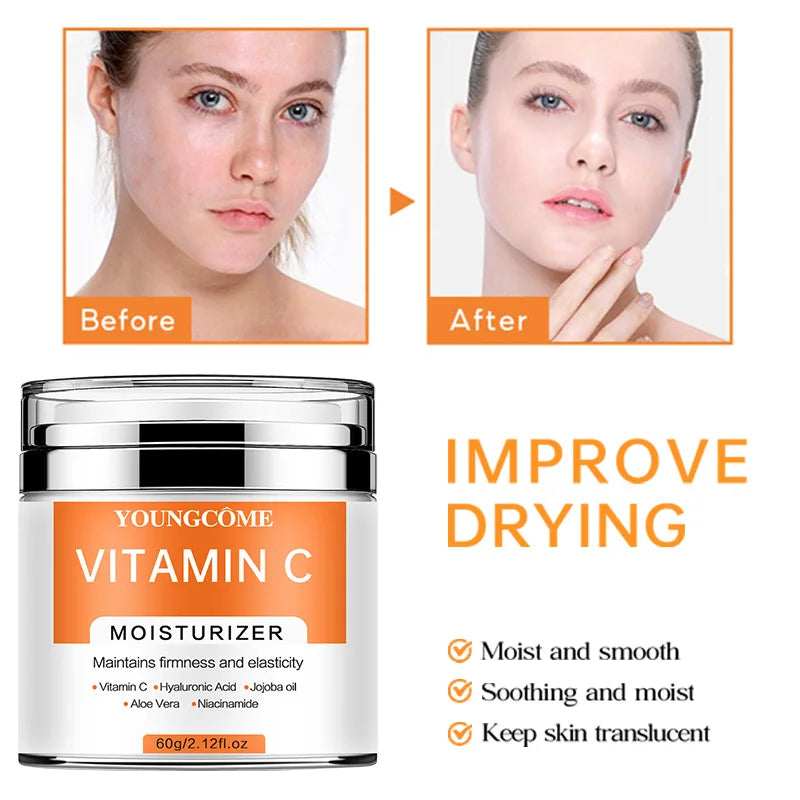 Retinol Face Cream Anti-wrinkle Anti-aging Moisturizing Hyaluronic Acid Vitamin C Facial Cream Skincare Face Whitening Creams Peaceful Pleasures Health and Wellness