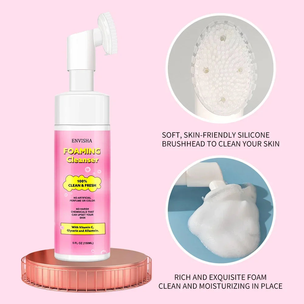 ENVISHA Foaming Cleanser – Oil Control & Pore Minimizing 150ml Facial Cleanser Peaceful Pleasures Health and Wellness