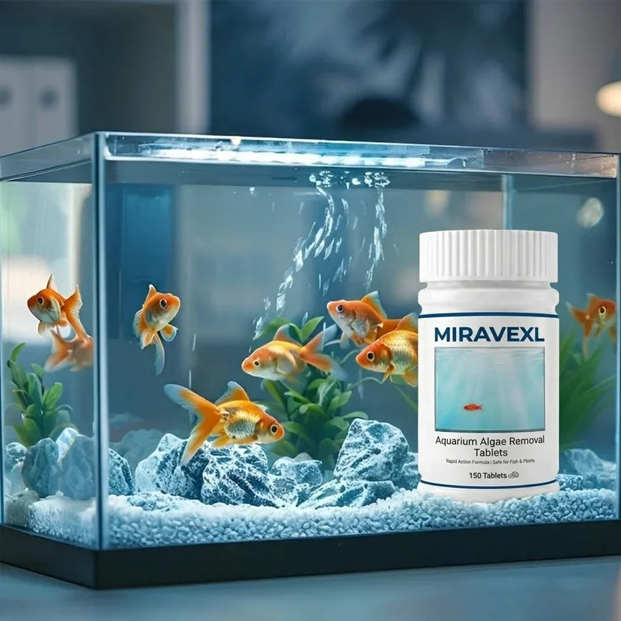 MIRAVEXL Aquarium Algae Control Tablets 150pk – Fish Safe
