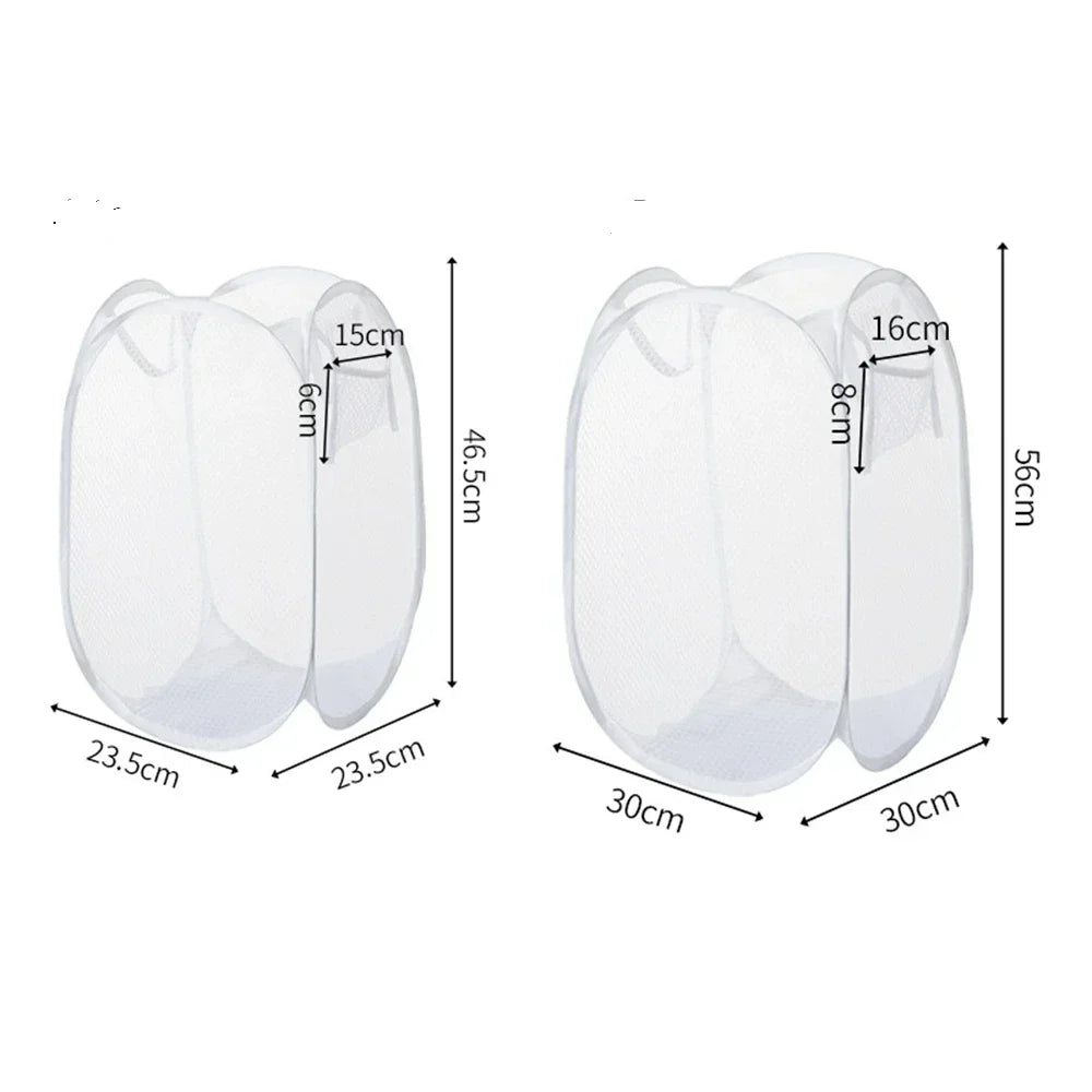 Large Foldable Laundry Basket – Ventilated Portable Hamper