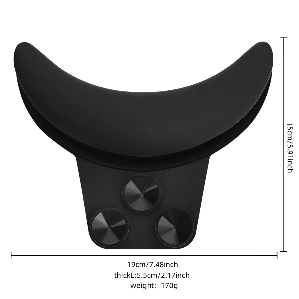 New Ergonomic Shampoo Bed Neck Support Pillow, Waterproof Silicone Salon Hair Washing Neck Cushion For Barber Hair Basin Peaceful Pleasures Health and Wellness