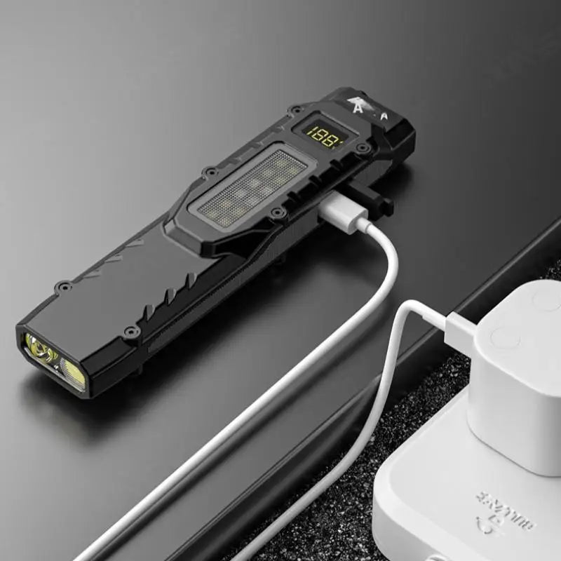 SHINEKNOT EDC Tactical Flashlight 1300 Lumen | USB-C Rechargeable