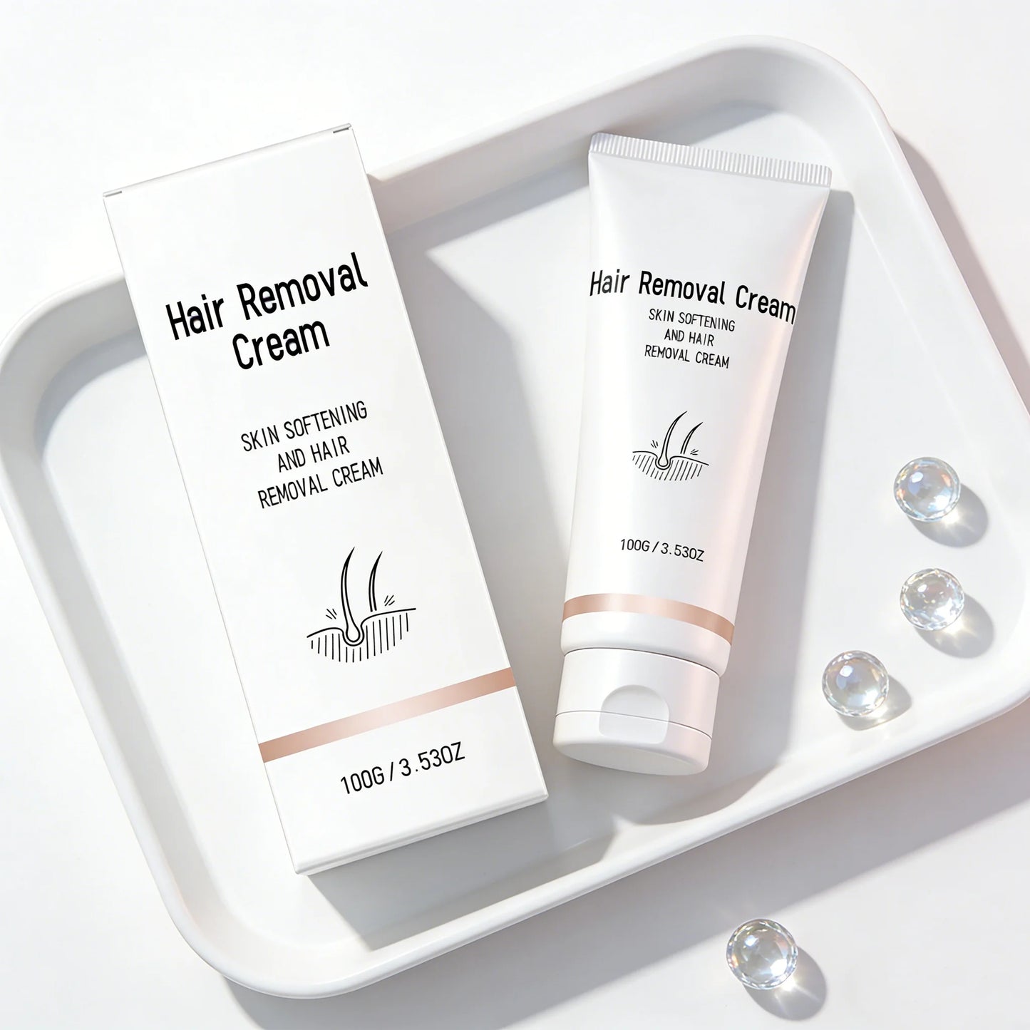 Painless Hair Removal Cream for Sensitive Skin | Body & Private Areas