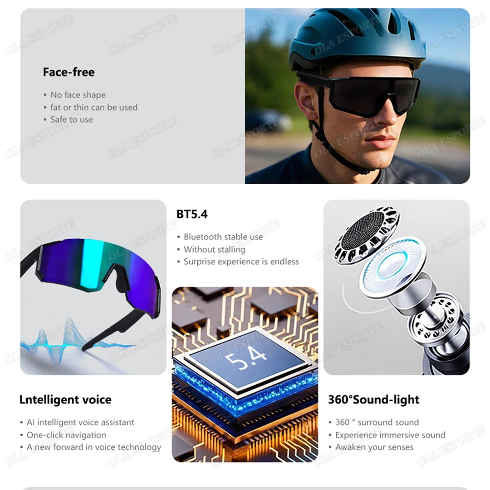 Bluetooth Smart Sunglasses UV400 | Wireless Audio & Calling
