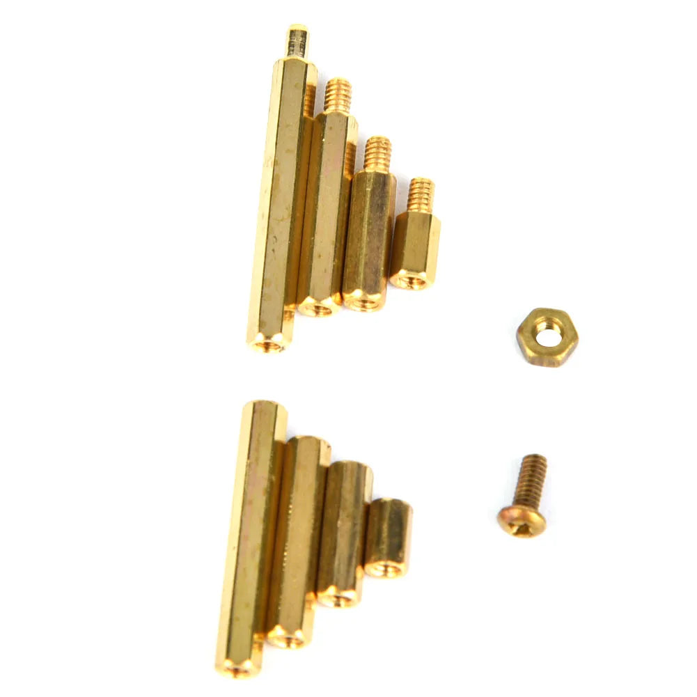 Standoff Assortment Kit Tough Practical Strong Brass Standoff Convinient M2 with a Box for Industry for Home Peaceful Pleasures Health and Wellness