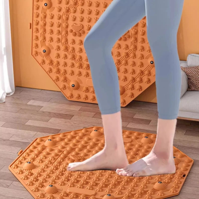 Acupressure Foot Massage Board | TCM Reflexology Mat Foot Massage Board Peaceful Pleasures Health and Wellness