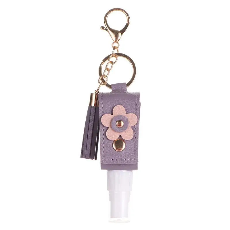 30ml Refillable Spray Bottle Keychain | Faux Leather & Tassel