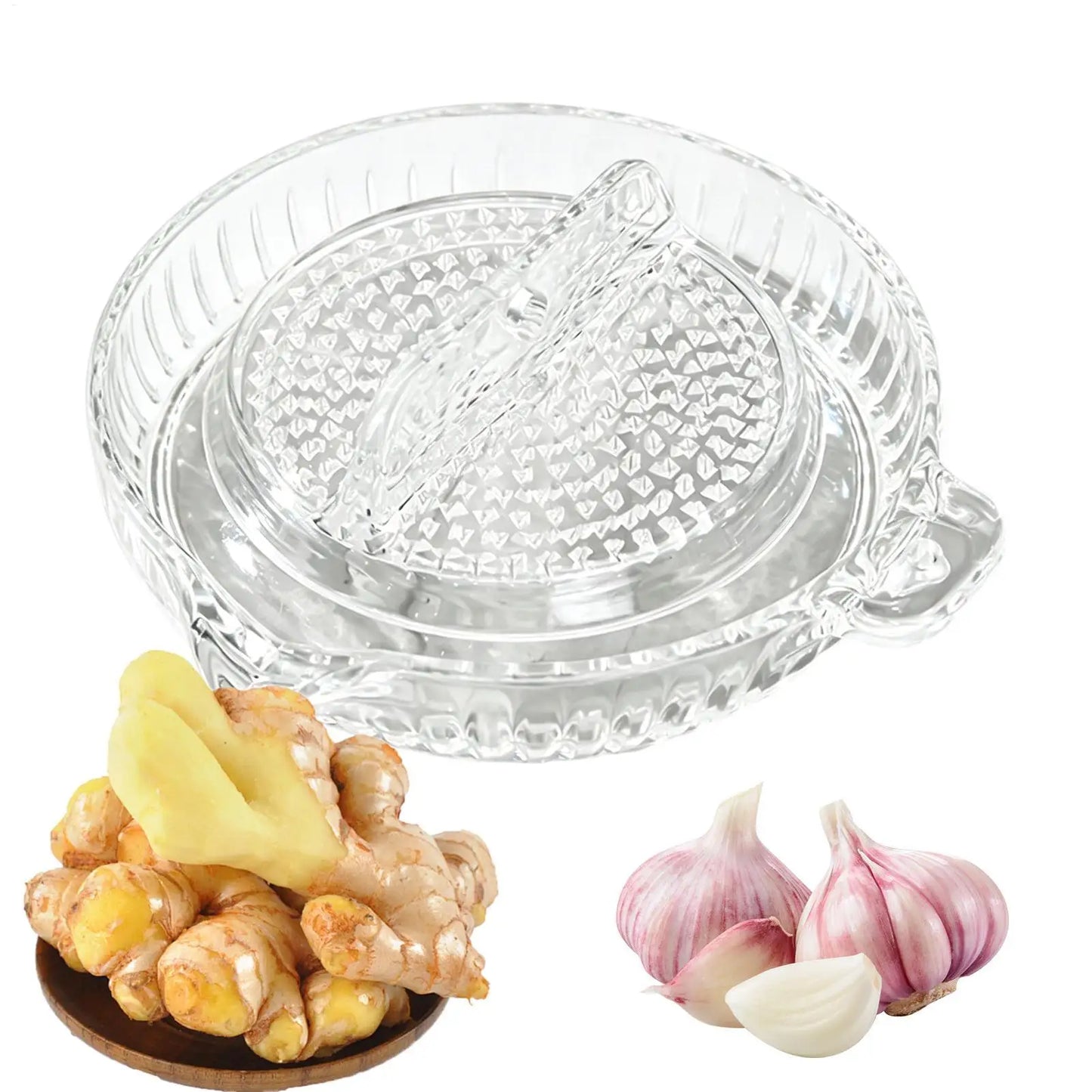 Manual Rotating Garlic Grater | Multi-Purpose Kitchen Tool
