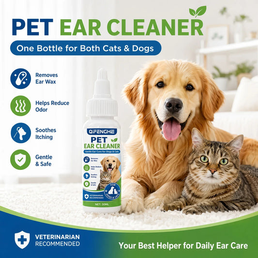 Pet Ear Cleaning Solution 30ml | Dogs & Cats Daily Ear Care Pet Ear Cleaner Oasis Select Default Title