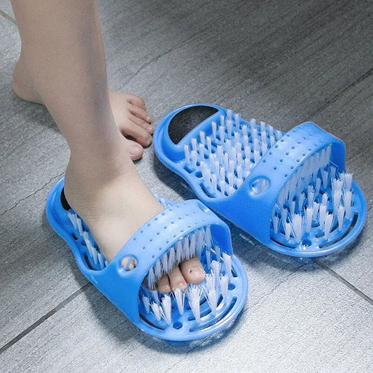 Foot File Foot Washing Tool Lazy Person Foot Brush Shoe Grinding Foot Stone Massage Dead Skin Remova Foot Repair Slippers Peaceful Pleasures Health and Wellness