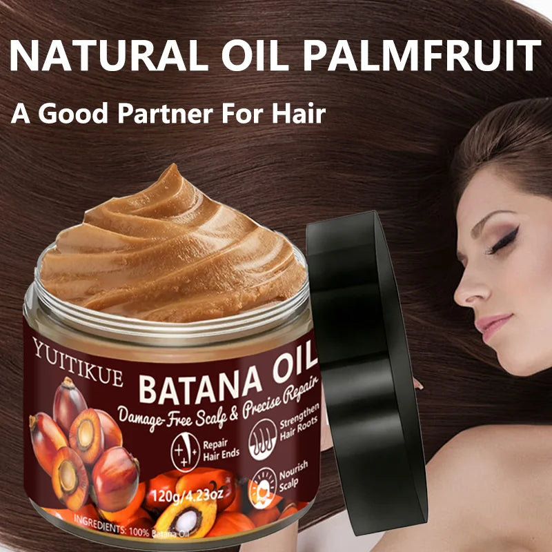 YUITIKUE 100% Batana Oil Hair Cream | For Damage-Free Scalp & Precise Repair | Repairs Ends, Strengthens Roots & Nourishes Scalp Peaceful Pleasures Health and Wellness