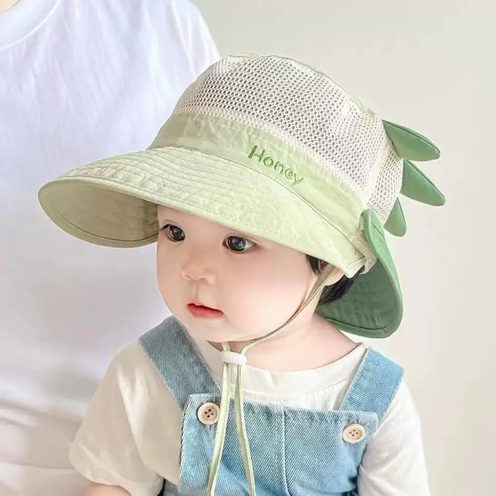 Kids Wide Brim Mesh Bucket Sun Hat for Boys & Girls | Summer