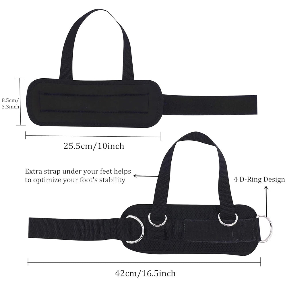 1PCS/2PCS Ankle Straps for Cable Machines Kickbacks - Adjustable Comfort Ankle Cable Attachments for Gym Ankle Cuff Women Men Peaceful Pleasures Health and Wellness