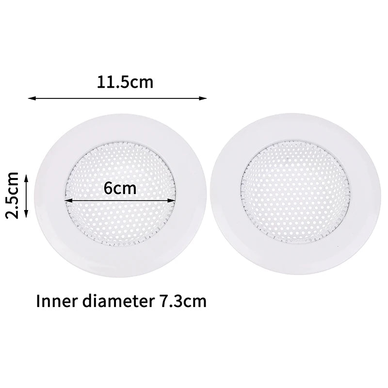 Stainless Steel Drain Hair Catcher Sink & Shower Filter Mesh