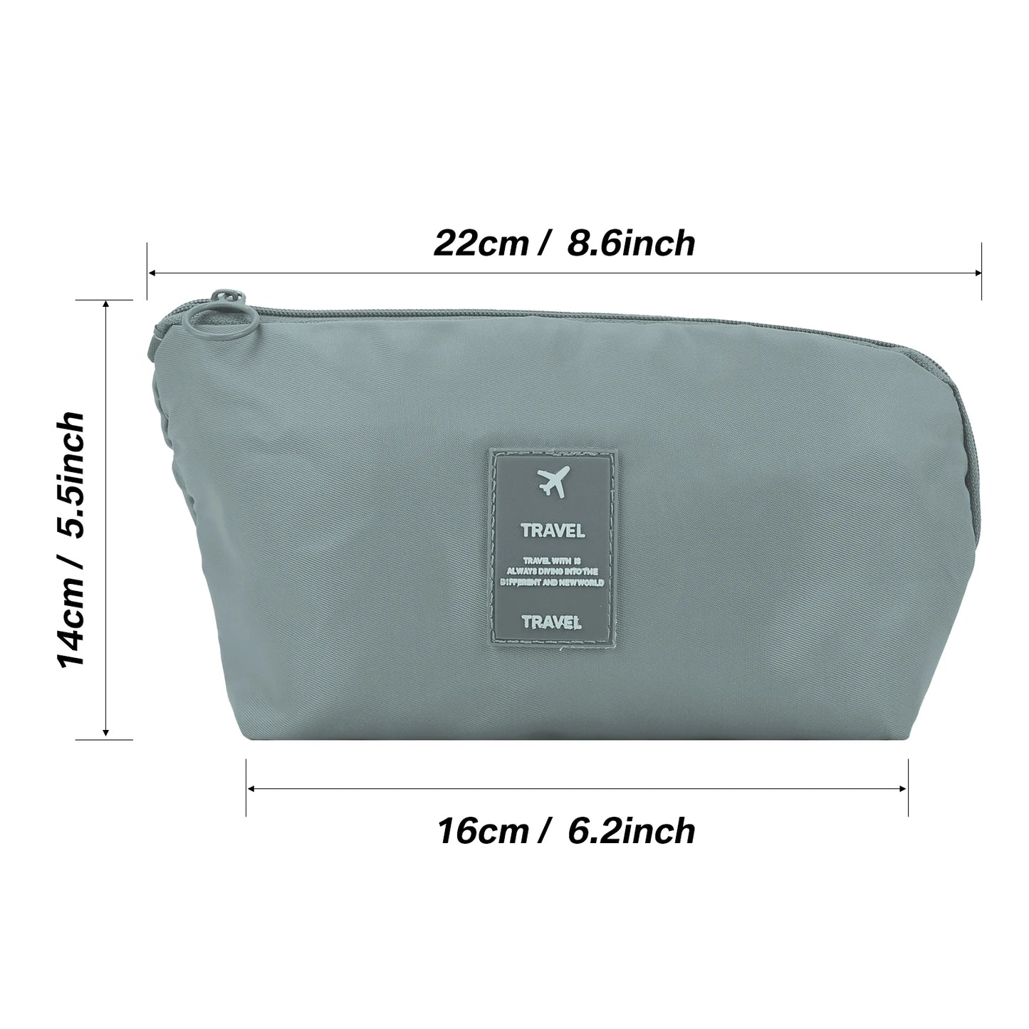1/3/5pcs Travel Organizer Cable Digital Electronic Waterproof Storage Bag Portable Case For Earphone Devices USB Charger Plug Peaceful Pleasures Health and Wellness gray 1pcs