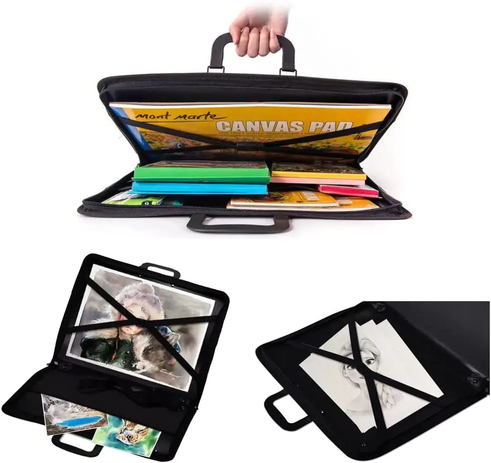 A3 Artist Portfolio Carrying Case | Art Storage Folder Bag