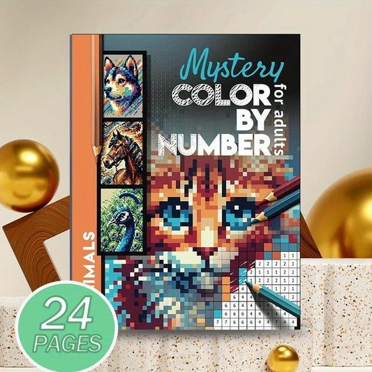Fantasy Mosaic Digital Coloring Book Creative Hobby Beautiful Peaceful Pleasures Health and Wellness