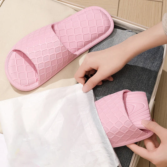 Foldable Travel Slippers | Skidproof EVA Beach & Shower Sandals Foldable Travel Slippers Peaceful Pleasures Health and Wellness