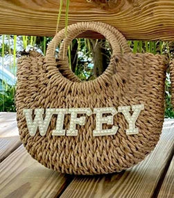 Bride Straw Beach Bag | Bachelorette Bridal Shower Gift