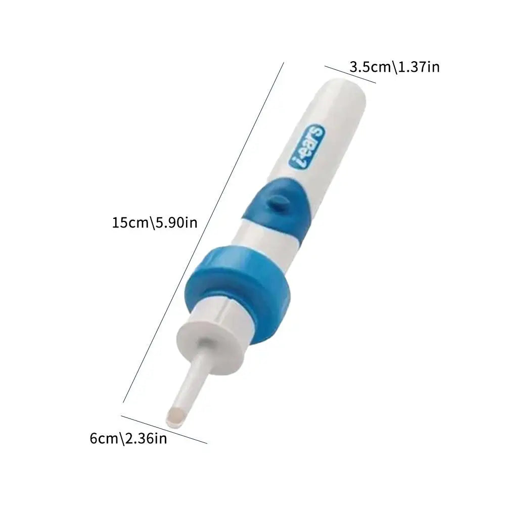 Electric Earwax Removal Kit – Portable Vacuum Ear Cleaner Ear Cleaning Device Peaceful Pleasures Health and Wellness