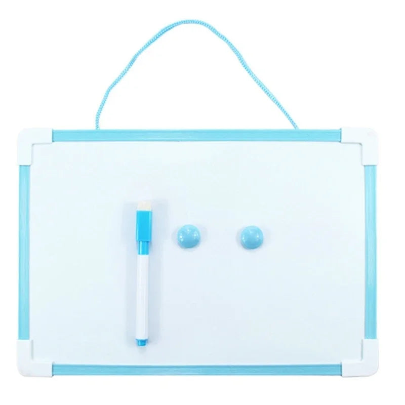 Double-Sided Magnetic Whiteboard with Marker & Magnets
