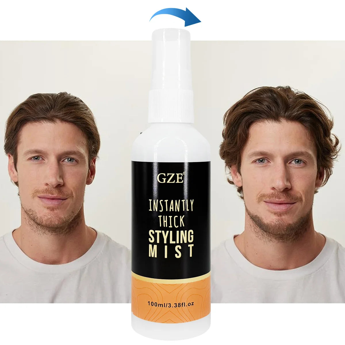 GZE Instantly Thick Styling Mist – Volumizing Spray Fine Hair