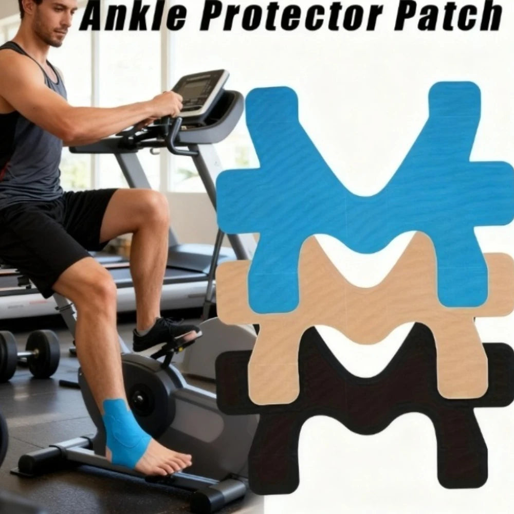 1pc/10pcs Breathable Elastic Kinesiology Tape for Ankle for Sports, Ankle Sprain & Muscle Strain Relief Protective Athletic Wrap Peaceful Pleasures Health and Wellness