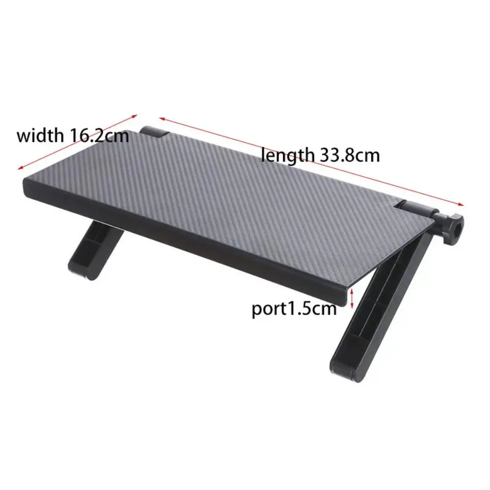 Adjustable Plastic TV Top Storage Shelf & Organizer Rack